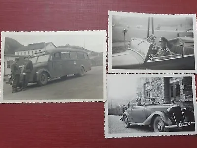 £11.99 • Buy  Original German Ww2 Photographs X3 Officer Staff Car Red Cross Bus