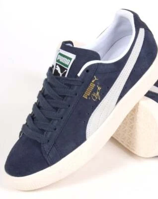 £75 • Buy Puma Clyde Trainer Navy