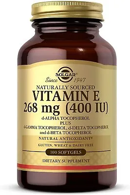 Solgar Vitamin E Mixed 400 IU 100 Softgels • $14.99