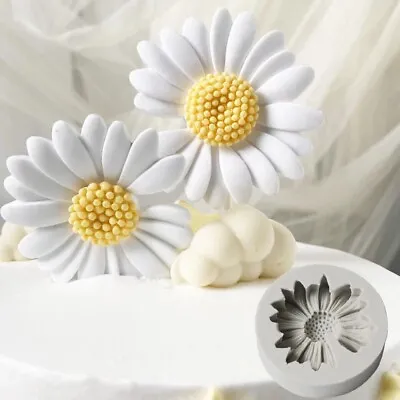 $13.39 • Buy Daisy Flower Mold Fondant Mold 3D Silicone Cake Chocolate DIY Decorating Mould