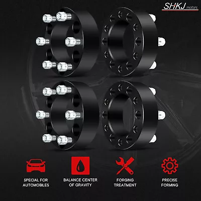 $95.99 • Buy 4 Pcs Wheel Spacers 6x5.5 2 Inch Fits Chevy Tahoe Silverado 1500 Suburban GMC