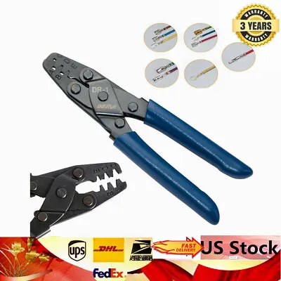 Car Open Barrel Crimping Terminal Wire Harness Crimper 22-10 Press Plier Tool US • $19.50