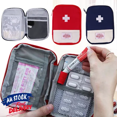 Mini First Aid Kit Travel Outdoor Emergency Survival Case Treatment Medical Bag • $8.69