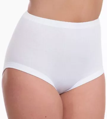 Ladies Cotton Interlock Cuff Leg Brief • £19.99