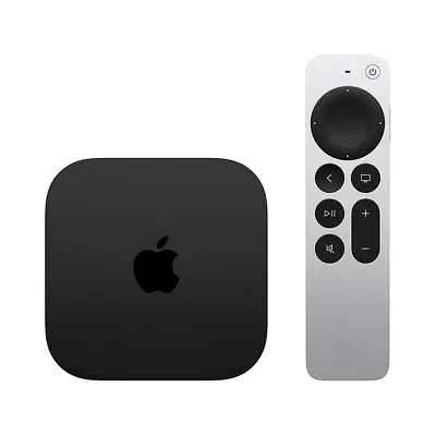 Apple TV 4K 3rd Generation 128GB WiFi + Ethernet Media Streamer Black MN893LL/A • $119