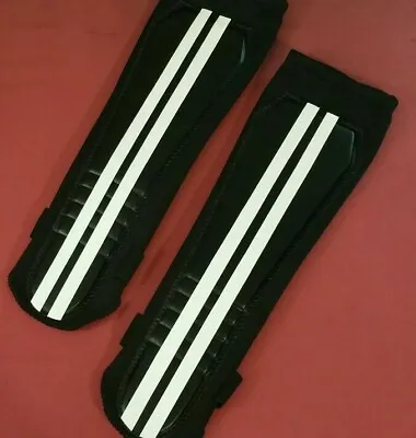 $69.99 • Buy Pro Wrestling KICKPADS Black With White Racing Stripes - Other Colors Avail. NEW