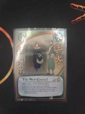 Naruto CCG TCG - The Mist Council 903 Super Rare Mission Set 25 Kage Summit • $40