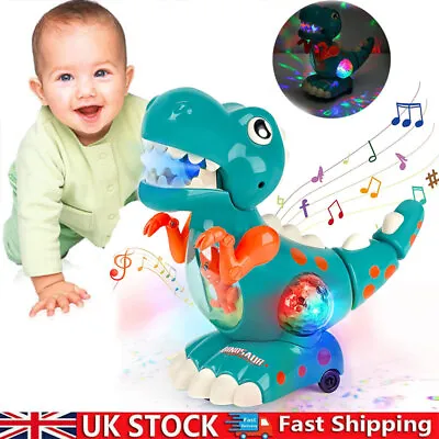 Baby Toys Musical Light Crawling Walking Dinosaur Toys For Boy Girl 12 24 Month • £10.90