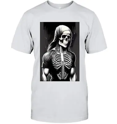 New Ghost T Shirts Skeleton Skull Halloween Costume  Unisex Tee Best Quality • $18.99