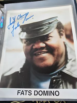 FATS DOMINO Signed Original Autographed Photo • $131.85