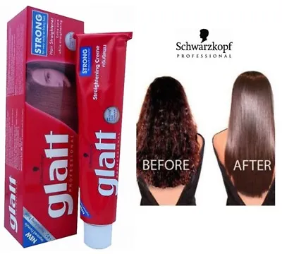 Glatt Professional Schwarzkopf Hair Straightener Cream Strong For Curly Hair  • $15.99