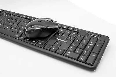 £16.99 • Buy Compoint 2.4GHz Wireless Full-Size UK Keyboard & Mouse Combo Set USB Nano Dongle