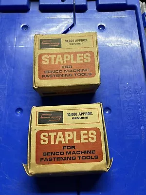 SENCO L08 18ga Gauge 1/4  CROWN X 1/2  LEG  STAPLES 20000pc Narrow Crown N4450 • $50