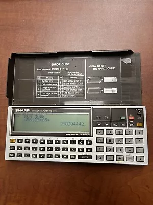 Sharp Pocket Computer Calculator PC-1360 TESTED WORKING • $149