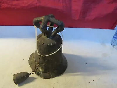 Antique Early Bronze Colonial Mission Decorated Bell #3 • $150