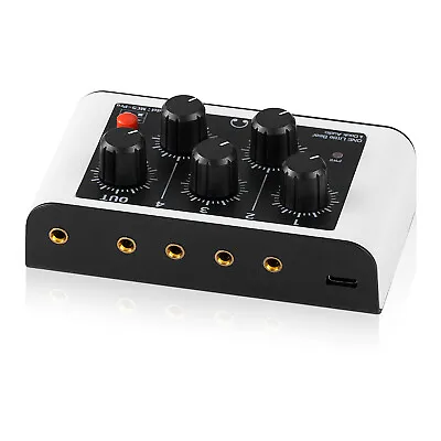 Mini Stereo 4 Channel Line Mixer Headphone Monitoring Club Live Studio Recording • $32.99