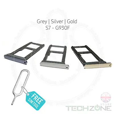 Waterproof SIM Card & SD Card Tray Holder Slot For Samsung Galaxy S7 G930 G930F • £1.99