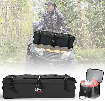 73L Rear Storage Bag For Front Or Rear Rack W/Additional Cooler For All ATV UTV • $71.99