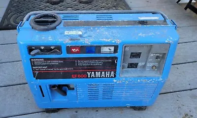Vintage Yamaha EF600 Portable Generator !FOR PARTS PR REPAIR NO SPARK! • $280