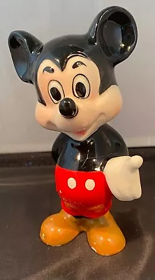 Disney Mickey Mouse Ceramic Figurine Japan • $5.36