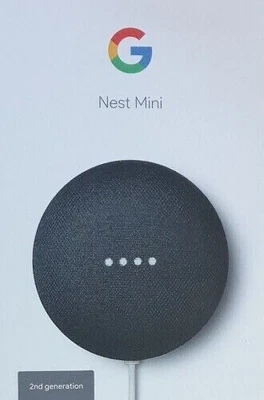 $55 • Buy Google Home Nest Mini Smart Assistant 2nd Generation - Charcoal