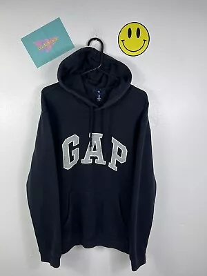 WOMENS Gap Retro Look HOODED SWEATSHIRT TOP SIZE Medium 99p START Retro • £3