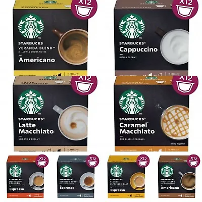 £6.45 • Buy Nescafe Dolce Gusto STARBUCKS Coffee Capsule/Pods-BUY 5 GET 2 FREE