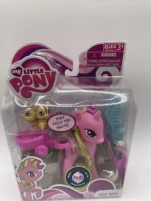 2010 My Little Pony Lulu Luck G4 Pony Pulls The Wagon Hasbro Squirrels NEW • $100