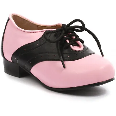 $30.03 • Buy Ellie 1031 1  Heel Saddle Child Girls Shoes Flats 101/Saddle