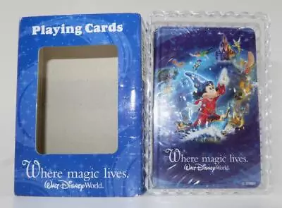 Walt Disney World Sorcerer Mickey Mouse Playing Cards NIB • $17.09
