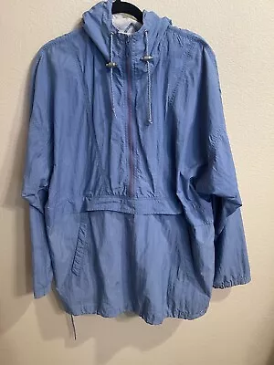 Vintage Pacific Trail Windbreaker Jacket Light Blue Size: Large Men’s • $34.99