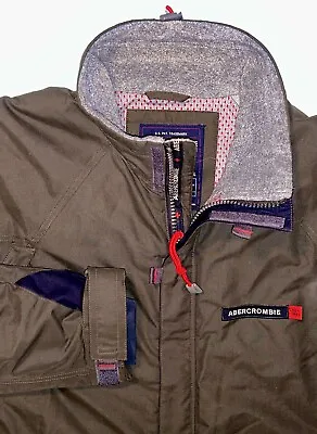 ABERCROMBIE Retro EXTREME CLIMATE SKI & SPORT JACKET Relaxed Lrg Sz -MINT FIND! • $39.99