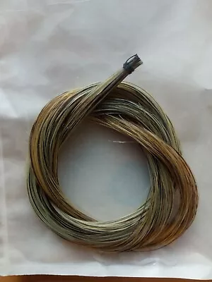 1 Hank Of Real Horse Hair Grey For 4/4 Violin Bow Or Other Use  Uk Seller!!! • £6.95