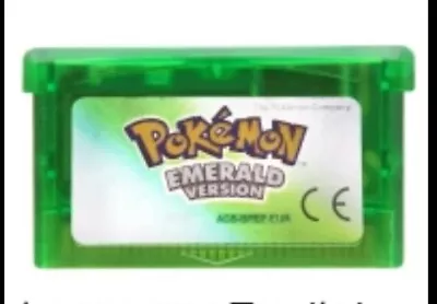 Pokemon Emerald Gameboy Advanced Cartridge  • £15