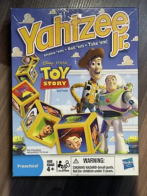 Yahtzee Jr. Game Toy Story Edition HASBRO 2009 VG Disney Pixar AGE 4+ • $10