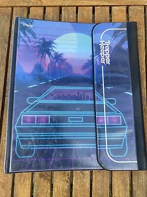 Trapper Keeper Back 2 Future DeLorean Sports Car Notebook Binder Mead 2022 • $19.99