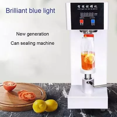 Automatic Can Sealing Machine 55Mm Drink Bottle Sealer Milk Tea Shop Equipment • $443.99