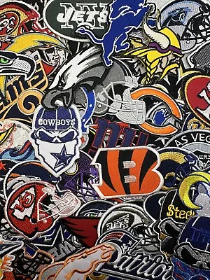 $3.50 • Buy NFL Team Logo Patches All Teams, Number Patches, Mix And Match