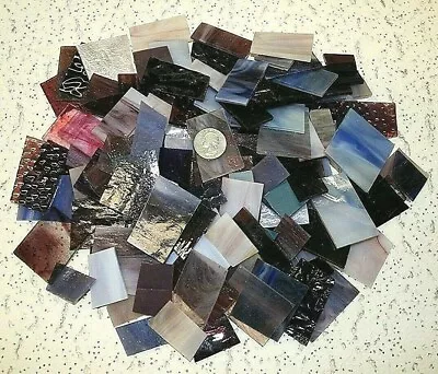 Mosaic Glass Tiles - 3 LB PURPLE TONE Mixed Value Pack - Stained Glass • $24