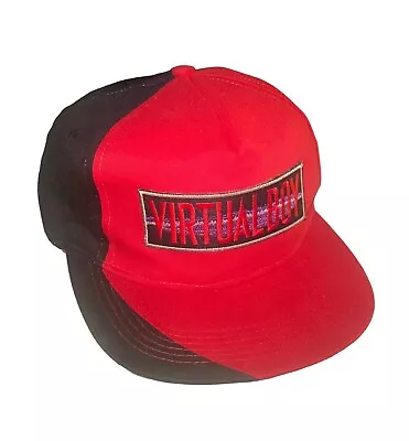 Nintendo Virtual Boy Baseball Hat Cap RARE PROMO 1995 Vendors Only Collector's • $250