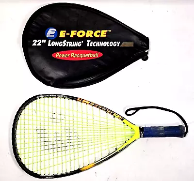 E-Force Torment Racquetball Racquet Graphite Composite Frame 22” LongString Tech • $17.50