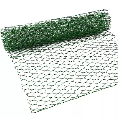 2 Sheets Chicken Wire Net Craft Work Galvanized Hexagonal Wire Mesh 39.3 X 13.7 • £20.70