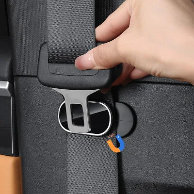 Magnetic Car Seat Safety Belt Clip Fixed Limiter Seat Belt Holder Stopper Buckle • £4.50