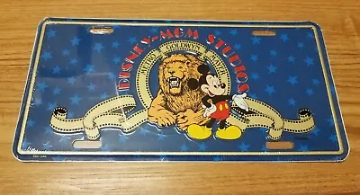 Disney MGM Studios Metro Goldwyn Mayer Metal License Plate / Sign New Sealed • $20
