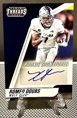 2022 Threads ROMEO DOUBS Auto Rookie Autograph Chronicles RC🔥Green Bay Packers • $25