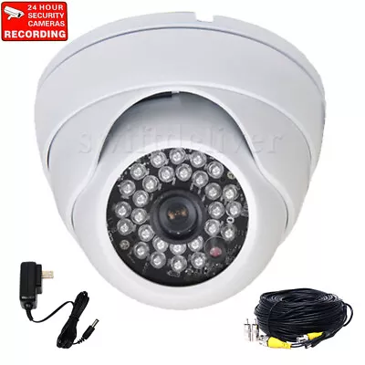 Security Camera 700TVL IR Night Wide Angle Outdoor With SONY Effio CCD Cable AK3 • $61.90
