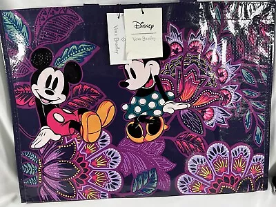 Vera Bradley Disney Mickey & Minnie's Flirty Floral Market Tote NWT • $14.95