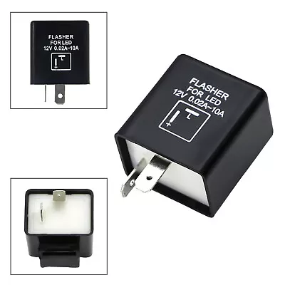 2-Pin Electronic LED Flasher Relay Fix For Turn Signal Light Fast Hyper Flash • $9.97