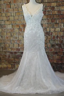 Authentic Mori Lee 5415 Ivory Gol Bridal Wedding Dress Bridal Gown S10 $1149 New • $394.50