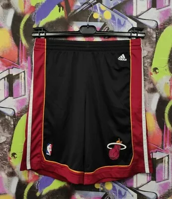 Miami Heat Basketball Training Shorts Swingman 2013 Youth Size L / Mens Size XS • $24.99